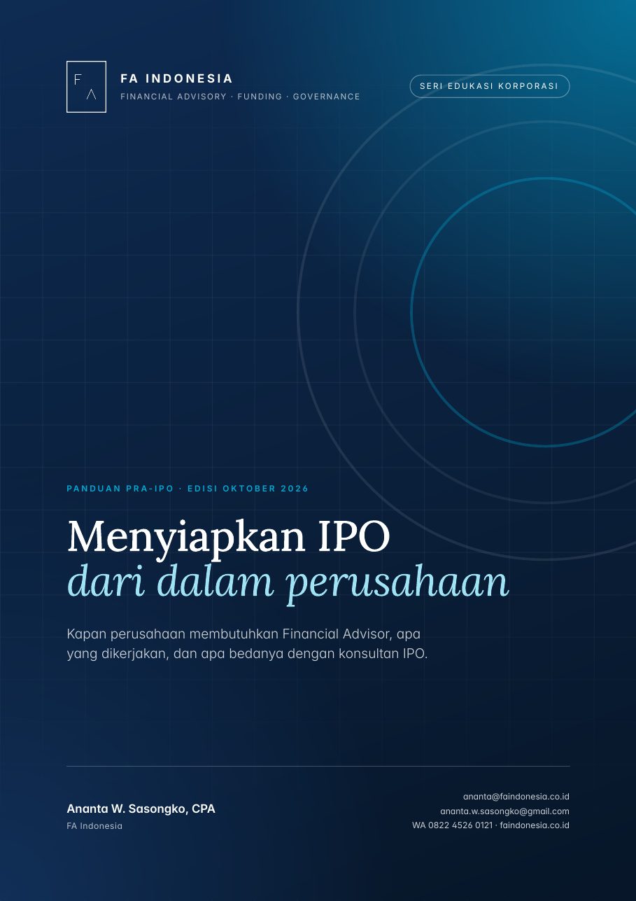 Sampul panduan Menyiapkan IPO